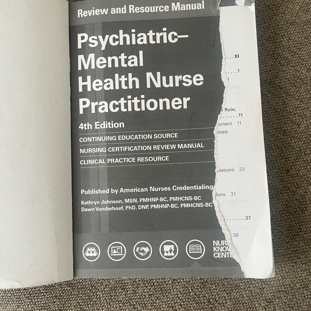 PMHNP purple book - Picture 2 of 3